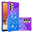 Coque Silicone Housse Etui Gel Bling-Bling S02 pour Samsung Galaxy M32 5G Violet