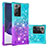 Coque Silicone Housse Etui Gel Bling-Bling S02 pour Samsung Galaxy Note 20 Ultra 5G Petit