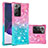 Coque Silicone Housse Etui Gel Bling-Bling S02 pour Samsung Galaxy Note 20 Ultra 5G Petit