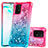 Coque Silicone Housse Etui Gel Bling-Bling S02 pour Samsung Galaxy S10 Lite Rose