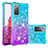 Coque Silicone Housse Etui Gel Bling-Bling S02 pour Samsung Galaxy S20 FE 4G Bleu Ciel