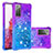 Coque Silicone Housse Etui Gel Bling-Bling S02 pour Samsung Galaxy S20 Lite 5G Violet