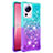 Coque Silicone Housse Etui Gel Bling-Bling S02 pour Xiaomi Civi 2 5G Bleu Ciel