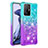 Coque Silicone Housse Etui Gel Bling-Bling S02 pour Xiaomi Mi 11T Pro 5G Bleu Ciel