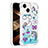 Coque Silicone Housse Etui Gel Bling-Bling S03 pour Apple iPhone 13 Bleu Ciel