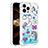 Coque Silicone Housse Etui Gel Bling-Bling S03 pour Apple iPhone 13 Pro Max Bleu Ciel