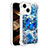 Coque Silicone Housse Etui Gel Bling-Bling S03 pour Apple iPhone 14 Plus Bleu