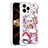 Coque Silicone Housse Etui Gel Bling-Bling S03 pour Apple iPhone 14 Pro Max Rouge