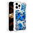 Coque Silicone Housse Etui Gel Bling-Bling S03 pour Apple iPhone 16 Pro Max Bleu