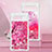 Coque Silicone Housse Etui Gel Bling-Bling S03 pour Google Pixel 7a 5G Rose Rouge