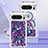 Coque Silicone Housse Etui Gel Bling-Bling S03 pour Google Pixel 8 Pro 5G Violet