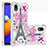 Coque Silicone Housse Etui Gel Bling-Bling S03 pour Samsung Galaxy A01 Core Petit