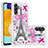 Coque Silicone Housse Etui Gel Bling-Bling S03 pour Samsung Galaxy A04s Petit