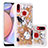 Coque Silicone Housse Etui Gel Bling-Bling S03 pour Samsung Galaxy A10s Or