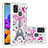 Coque Silicone Housse Etui Gel Bling-Bling S03 pour Samsung Galaxy A21s Petit