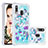 Coque Silicone Housse Etui Gel Bling-Bling S03 pour Samsung Galaxy A40 Bleu Ciel