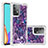 Coque Silicone Housse Etui Gel Bling-Bling S03 pour Samsung Galaxy A52 5G Violet