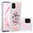 Coque Silicone Housse Etui Gel Bling-Bling S03 pour Samsung Galaxy A81 Rose