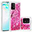 Coque Silicone Housse Etui Gel Bling-Bling S03 pour Samsung Galaxy A91 Petit