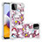 Coque Silicone Housse Etui Gel Bling-Bling S03 pour Samsung Galaxy F42 5G Petit