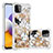 Coque Silicone Housse Etui Gel Bling-Bling S03 pour Samsung Galaxy F42 5G Petit