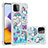 Coque Silicone Housse Etui Gel Bling-Bling S03 pour Samsung Galaxy F42 5G Petit