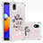 Coque Silicone Housse Etui Gel Bling-Bling S03 pour Samsung Galaxy M01 Core Petit