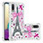 Coque Silicone Housse Etui Gel Bling-Bling S03 pour Samsung Galaxy M02 Mixte