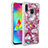 Coque Silicone Housse Etui Gel Bling-Bling S03 pour Samsung Galaxy M20 Rouge