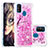 Coque Silicone Housse Etui Gel Bling-Bling S03 pour Samsung Galaxy M21 Petit