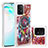 Coque Silicone Housse Etui Gel Bling-Bling S03 pour Samsung Galaxy M80S Mixte