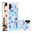 Coque Silicone Housse Etui Gel Bling-Bling S03 pour Samsung Galaxy Note 10 Plus 5G Bleu Ciel