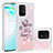 Coque Silicone Housse Etui Gel Bling-Bling S03 pour Samsung Galaxy S10 Lite Rose