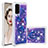 Coque Silicone Housse Etui Gel Bling-Bling S03 pour Samsung Galaxy S20 5G Violet