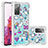 Coque Silicone Housse Etui Gel Bling-Bling S03 pour Samsung Galaxy S20 FE (2022) 5G Bleu Ciel