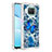 Coque Silicone Housse Etui Gel Bling-Bling S03 pour Xiaomi Mi 10i 5G Bleu