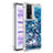 Coque Silicone Housse Etui Gel Bling-Bling S03 pour Xiaomi Poco F5 Pro 5G Bleu