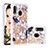 Coque Silicone Housse Etui Gel Bling-Bling S04 pour Samsung Galaxy A20e Or