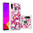 Coque Silicone Housse Etui Gel Bling-Bling S04 pour Samsung Galaxy M10S Petit