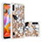 Coque Silicone Housse Etui Gel Bling-Bling S04 pour Samsung Galaxy M11 Petit