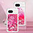 Coque Silicone Housse Etui Gel Bling-Bling YB1 pour Google Pixel 8a 5G Rose Rouge