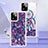 Coque Silicone Housse Etui Gel Bling-Bling YB1 pour Motorola Moto G Power 5G (2023) Violet