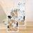 Coque Silicone Housse Etui Gel Bling-Bling YB1 pour Samsung Galaxy A34 5G Or