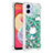 Coque Silicone Housse Etui Gel Bling-Bling YB1 pour Samsung Galaxy M04 Vert