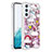 Coque Silicone Housse Etui Gel Bling-Bling YB1 pour Samsung Galaxy Quantum4 5G Violet Clair