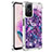 Coque Silicone Housse Etui Gel Bling-Bling YB1 pour Xiaomi Redmi Note 12S Violet