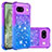 Coque Silicone Housse Etui Gel Bling-Bling YB2 pour Google Pixel 8a 5G Violet