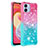 Coque Silicone Housse Etui Gel Bling-Bling YB2 pour Samsung Galaxy A04E Petit