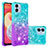 Coque Silicone Housse Etui Gel Bling-Bling YB2 pour Samsung Galaxy A04E Petit