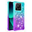 Coque Silicone Housse Etui Gel Bling-Bling YB2 pour Xiaomi Mi 13T 5G Bleu Ciel